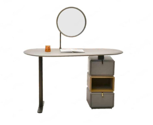 Design tocchi con specchio Mobili da camera da letto di lusso 2pz. Chiffonier