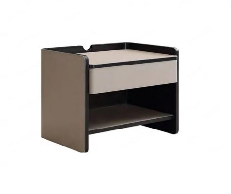 Camera da letto comodino Moderno Legno beige Tavolini da lusso Mobili