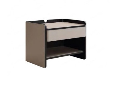 Camera da letto comodino Moderno Legno beige Tavolini da lusso Mobili