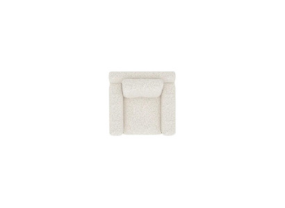 Arredamento del salotto in tessuto di lusso con poltrone imbottite, mobili moderni di design.