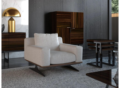 Mobili da soggiorno poltrona lussuosa seduta imbottita moderna design arredamento imbottito.