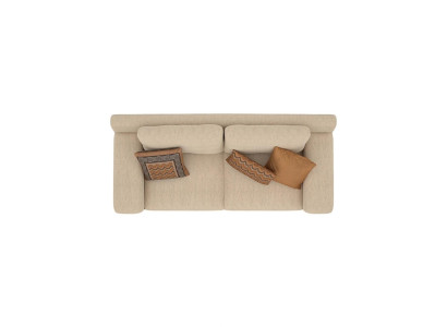 Divano imbottito moderno per il soggiorno, divano a due posti, divano, tessuto, arredamento design.