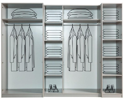 Armadio guardaroba design camera da letto, armadi di lusso in stile mobili in legno.