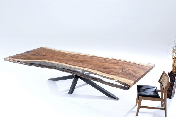 Tavolo da pranzo tavoli da conferenza Tavolo da pranzo in resina epossidica Tavolo in legno marrone  Tavolo da pranzo tavoli da conferenza Tavolo da pranzo in resina epossidica Tavolo in legno marrone