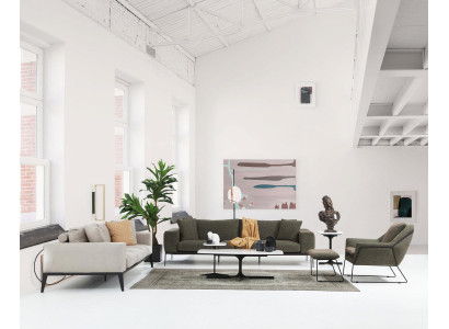 Set di divani moderni a tre posti a due posti e poltrona Set completo di divani