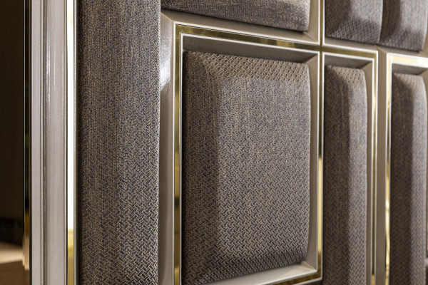 Letto marrone Design elegante della camera da letto Bellissimi letti matrimoniali di lusso