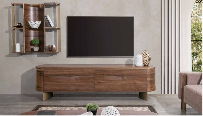 Mobili moderni di design per pareti, mensole, supporti TV, armadi sospesi, armadi pensili, mobili in legno.