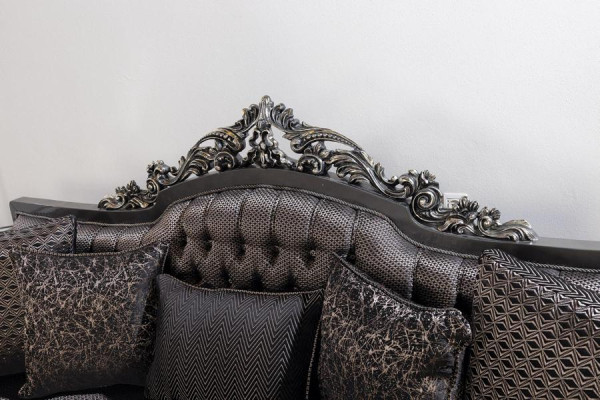 Divani 3 posti in tessuto per il soggiorno, classici, nuovi, di grandi dimensioni. Sofa in poliestere.