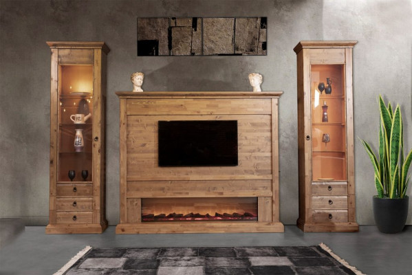Soggiorno parete TV in legno stile mobili soggiorno armadio pareti mobili di lusso
