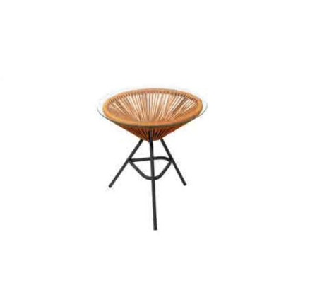 Set moderno per il tuo giardino composto da poltrona, poggiapiedi e tavolino.