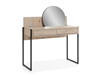 Tavolo per il trucco Beige Specchiera Camera da letto Mobili Design Elegante Lusso Bello Nuovo