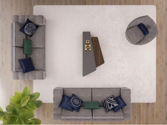 Set di divani per il soggiorno completo 5 pezzi divani divani moderni poltrona con tavolino