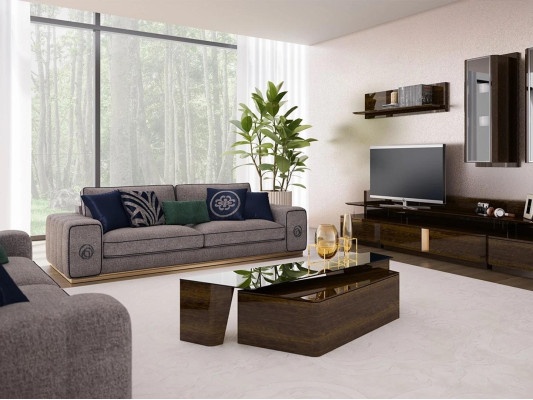 Set di divani per il soggiorno completo 5 pezzi divani divani moderni poltrona con tavolino