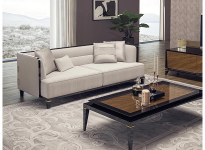 Soggiorno moderno bianco divano a tre posti divano designer mobili imbottiti