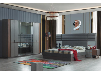 unkel-Braue camera da letto mobili letto matrimoniale comodini armadio set 4 pz