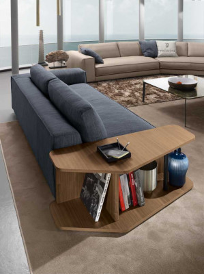 Divani Mobili da camera Tre posti Design Divano letto a tre posti Divano imbottito Blu Prianera