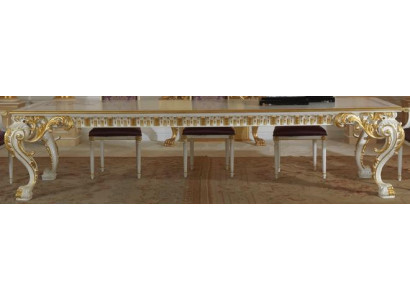 Tavolo da pranzo Sala da pranzo Soggiorno Legno Tavolo Design Mobili Legno massiccio Tavoli Italia