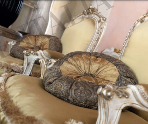 Poltrona Sedia da biblioteca Sedia da lettura Poltrona Poltrona a padiglione Divano Imbottito Mobili italiani di lusso