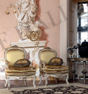 Poltrona Sedia da biblioteca Sedia da lettura Poltrona Poltrona a padiglione Divano Imbottito Mobili italiani di lusso