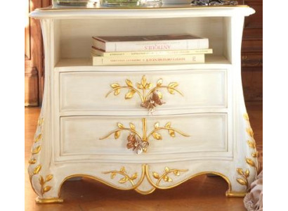 Comodino classico in legno massello Tavoli Mobili italiani Tavolo Nuovo