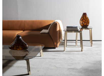 Metallo vetro tavolo vintage tavolino in metallo reale salotto