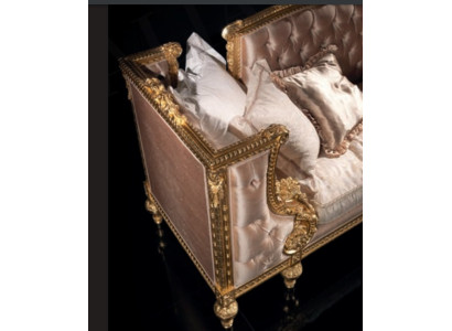 Divano a tre posti Divano Rivestito Chesterfield Barocco Rococò Stile Antico Nuovo