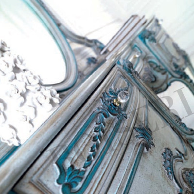 Console cassettiera Tavolino da parete Console classiche con specchio Luxury