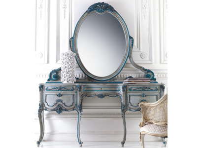 Console Comò Consolle da parete Classica consolle con specchio di lusso