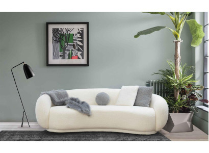 Salotto divano a tre posti design arredamento imbottito divani