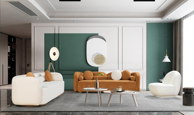 Sedia rotonda Poltrona TV Poltrona monoposto Arredamento imbottito Poltrone da lounge