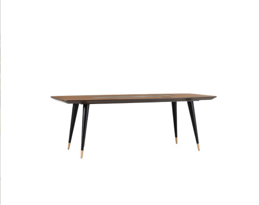 Set da pranzo con tavolo 4 sedie credenza specchio set design nuovo 7 pezzi.