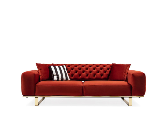 Moderno divano Chesterfield Praxis arredamento hotel lussuoso divano.