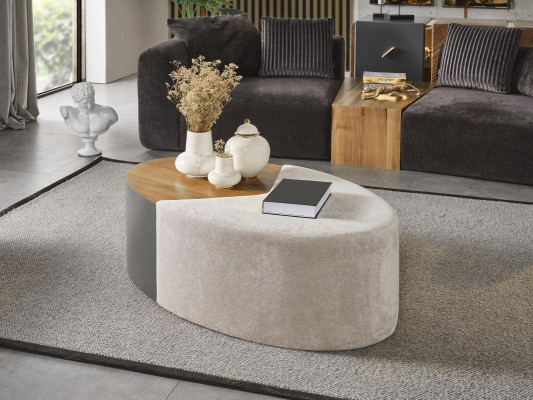 Tavolino da salotto Mobili di lusso in legno Moderno Nuovo Design per il soggiorno Nuovo marrone