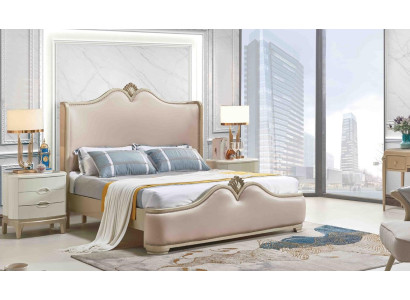 Struttura del letto Letti Matrimoniali Telaio del letto Beige Mobili da letto Letti matrimoniali