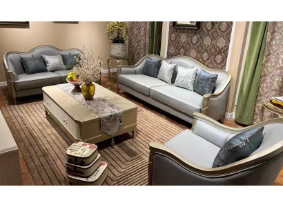 Set di divani 3+2+1 design divano imbottito salotto hotel