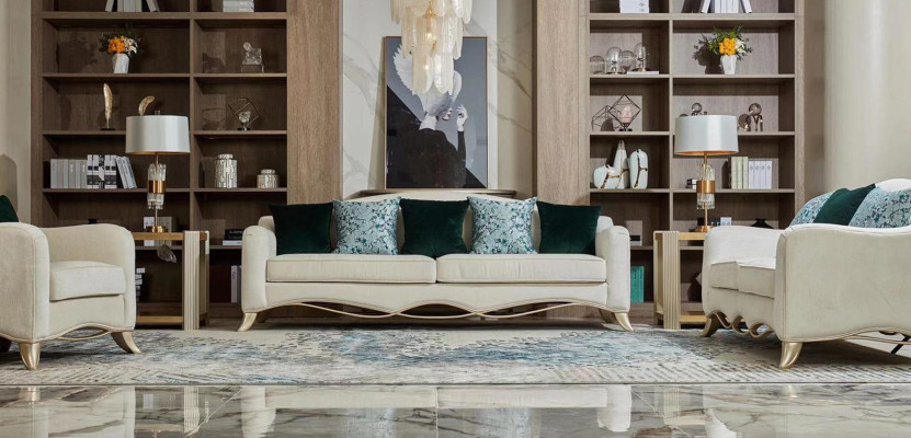 Divani moderni Set di divani 3+2+1 Posti divani Sedili Divano Sala da pranzo