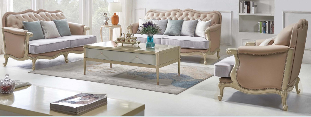 Tavolino di lusso in legno Tavoli Soggiorno Mobili di alta qualità Tavolino d'appoggio Hotel