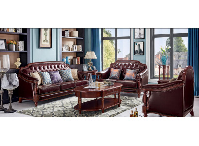 Divano 3+2+1 posti in tessuto design set divani classici.
