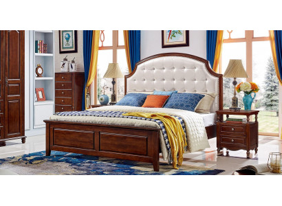 Set di lusso 3 pezzi. Letto con 2 comodini Camera da letto Letti in legno Struttura letto