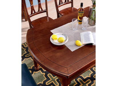 Set completo di tavolo da pranzo + 6 sedie, gruppo da sala da pranzo in legno.   Set completo di tavolo da pranzo + 6 sedie, gruppo per la sala da pranzo in legno.