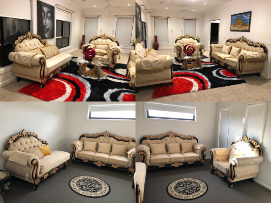 Divano Chesterfield classico stile barocco set di divani divano 3 pezzi.