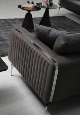 Set di divani di lusso divano set divani 3 + 1 posti poltrona moderna in poliestere nuovo