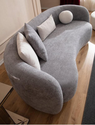 Design Moderno Divano a quattro posti Divano imbottito 4 posti Mobili Divani grandi Nuovi divani