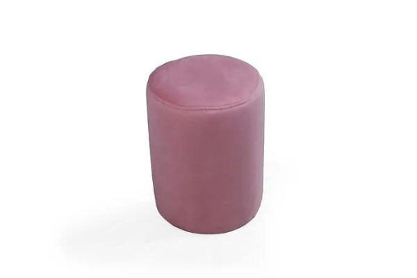 Pouf rosa di lusso in stile moderno per il soggiorno