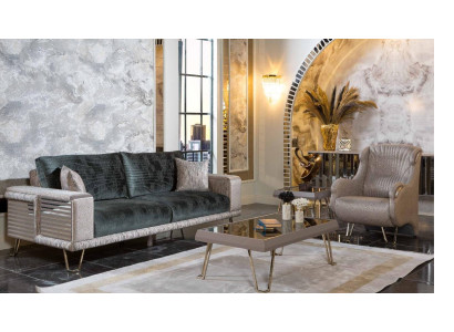 Soggiorno Set completo di divani Tre posti e poltrona Coppia di pezzi  Soggiorno Set completo di divani Tre posti e poltrona Coppia di pezzi