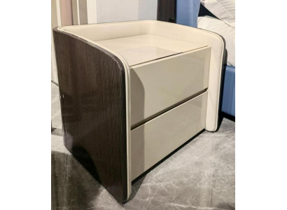 Set camera da letto Letto 2 comodini 3 pezzi Design Moderno Gruppo Letti di lusso Nuovo