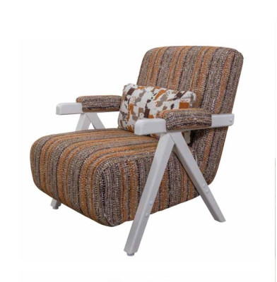 Elegante Set di divani soggiorno marrone di design 3 posti 1 posti 3 pezzi