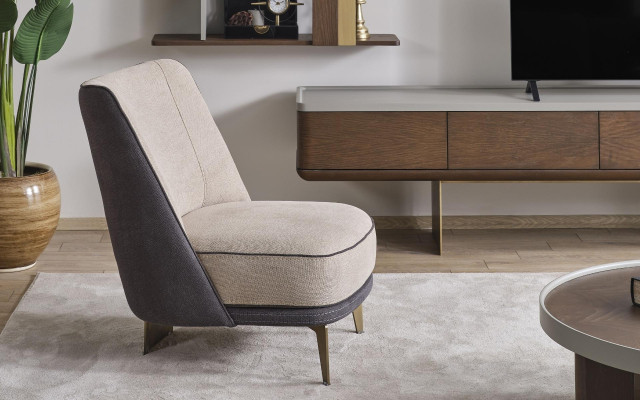 Designer soggiorno set a L divano poltrona imbottitura mobili