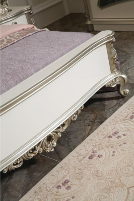 Letto Mobili Argento Rosa Camera Da Letto Mobili Design Letti Di Lusso Barocco Legno
