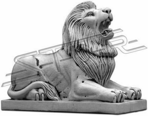 Figura di leone XXL decorazione da giardino terrazza scultura in pietra